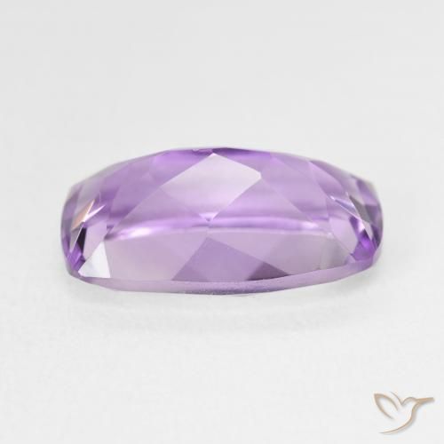 Améthyste Medium Light Purplish-Violet naturelle Coussin, 5.92 ct, VVS