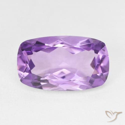 Améthyste Violet violacé naturelle Coussin, 5.85 ct, VVS