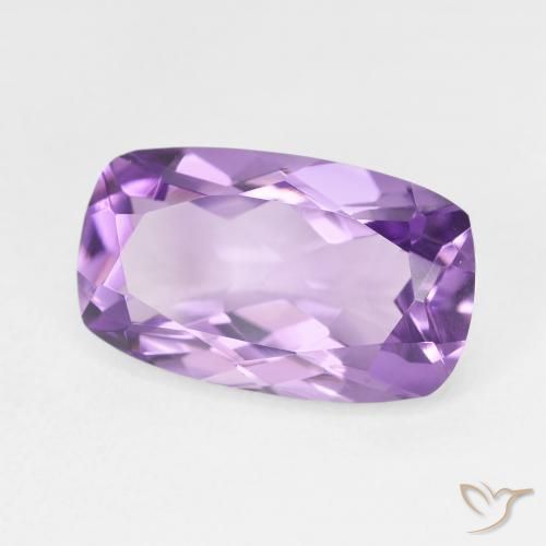 Améthyste Violet violacé naturelle Coussin, 5.85 ct, VVS
