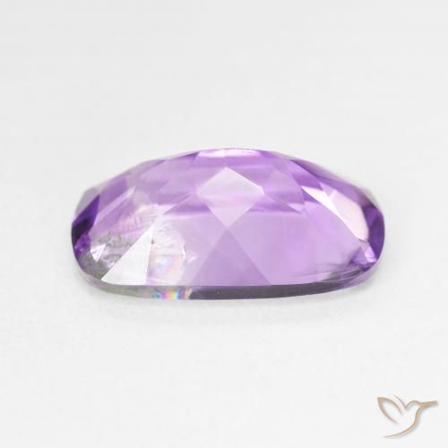 Améthyste Violet violacé naturelle Coussin, 4.98 ct, VS