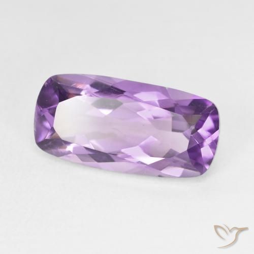 Améthyste Violet violacé naturelle Coussin, 7.43 ct, VS