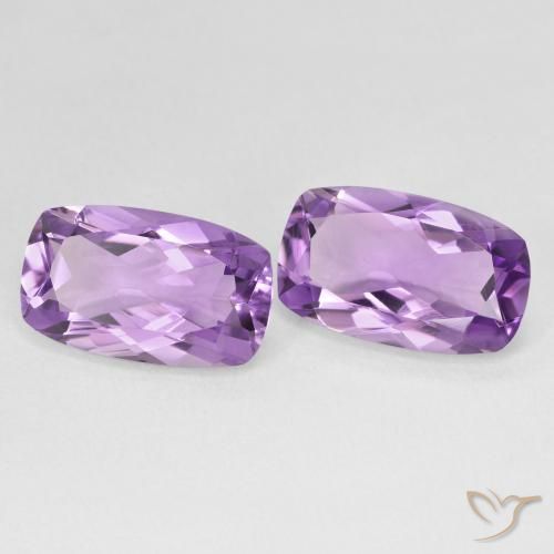 Shop natural 10.87ct Violet moyen Améthyste gems, Coussin, from Brésil at GemSelect. In stock, global shipping!