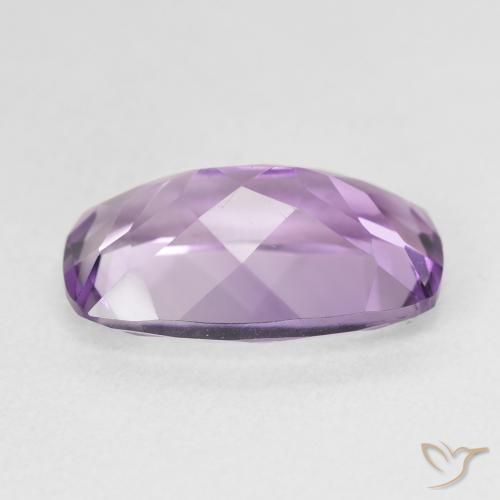 Améthyste Violet aubergine naturelle Coussin, 5.53 ct, VVS
