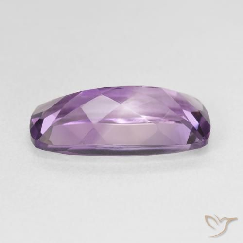 Améthyste Violet moyen naturelle Coussin, 6.83 ct, VVS