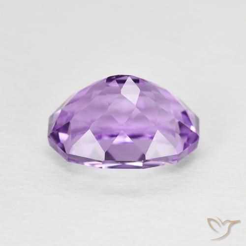 Améthyste Medium Light Purplish-Violet naturelle ovale, 3.04 ct, VVS