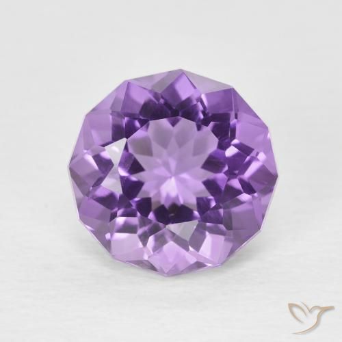 2.64ct Naturel Violet foncé Améthyste, Tour, VVS-VS