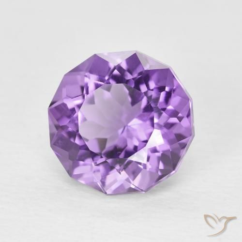 Améthyste Violet foncé naturelle Tour, 2.64 ct, VVS-VS