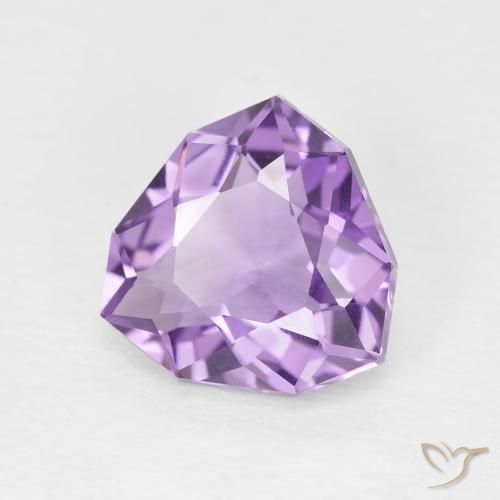 Améthyste Violet foncé naturelle Trillion, 3.06 ct, VVS-VS
