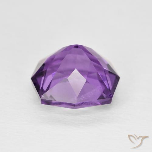 Améthyste Violet vif naturelle Fantaisie, 3.28 ct, VS-SI
