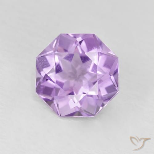 1.83ct Naturel Violet Iris Améthyste, Taille émeraude, VS-SI