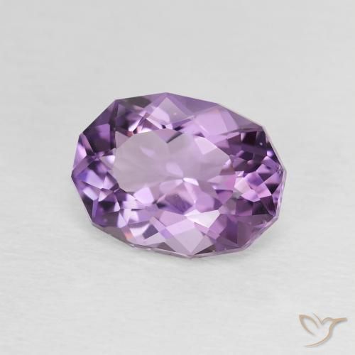 Améthyste Violet violacé naturelle ovale, 2.33 ct, VS-SI