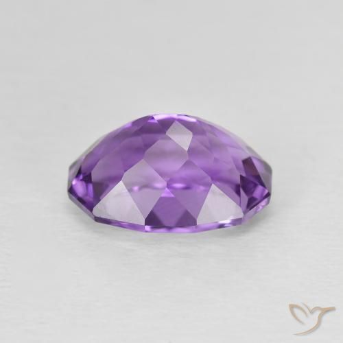 Améthyste Violet rosé foncé naturelle ovale, 2.52 ct, VVS