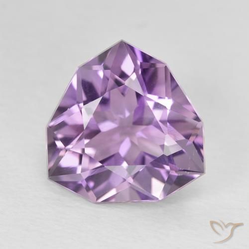 4.70ct Naturel Violet moyen Améthyste, Trillion, VS-SI