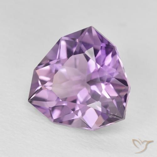 Améthyste Violet moyen naturelle Trillion, 4.70 ct, VS-SI