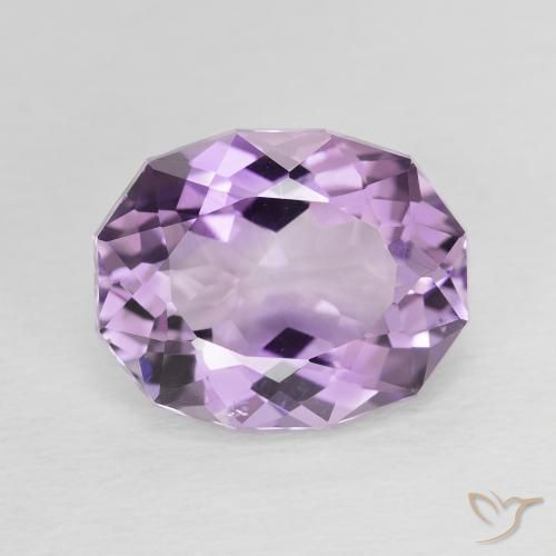 3.85ct Naturel Violet moyen Améthyste, ovale, VVS-VS