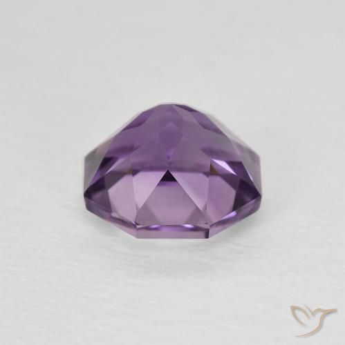 Améthyste Violet violacé naturelle Octogone / coupe Émeraude, 1.29 ct, VS
