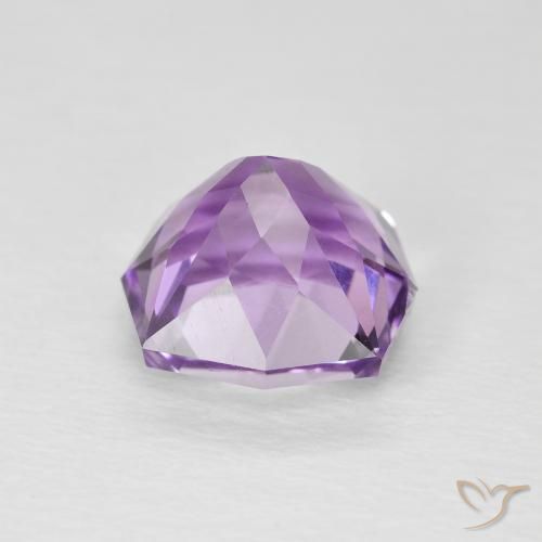 Améthyste Medium Light Purplish-Violet naturelle Fantaisie, 3.07 ct, VS
