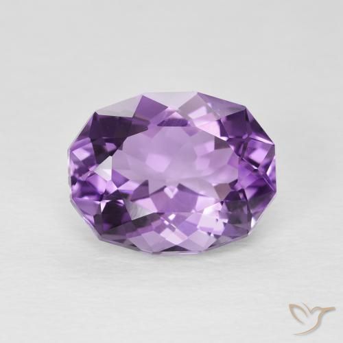 3.91ct Naturel Violet violacé Améthyste, ovale, VS