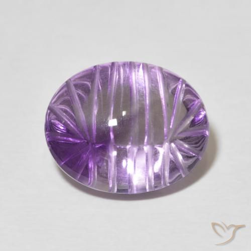 6.74ct Naturel Violet violacé Améthyste, ovale, Transparent