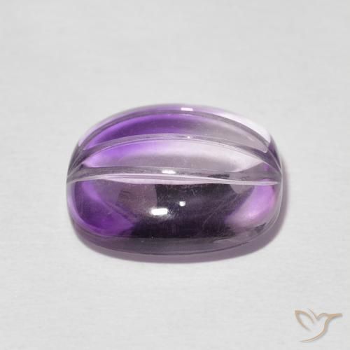 Améthyste Violet moyen naturelle Fantaisie, 5.71 ct, Transparent