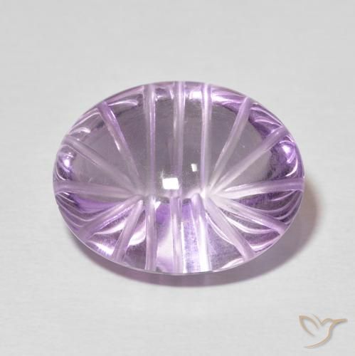 11.16ct Naturel Violet rose moyen Améthyste, ovale, Transparent
