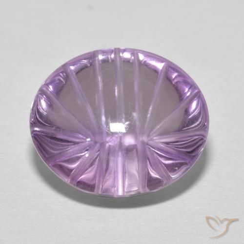 9.08ct Naturel Violet Iris Améthyste, ovale, Transparent