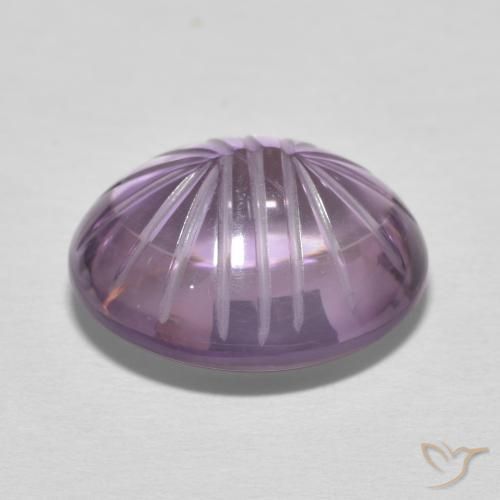Améthyste Violet Iris naturelle ovale, 9.08 ct, Transparent