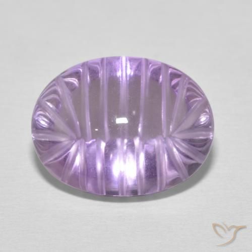 8.02ct Naturel Violet Iris Améthyste, ovale, Transparent