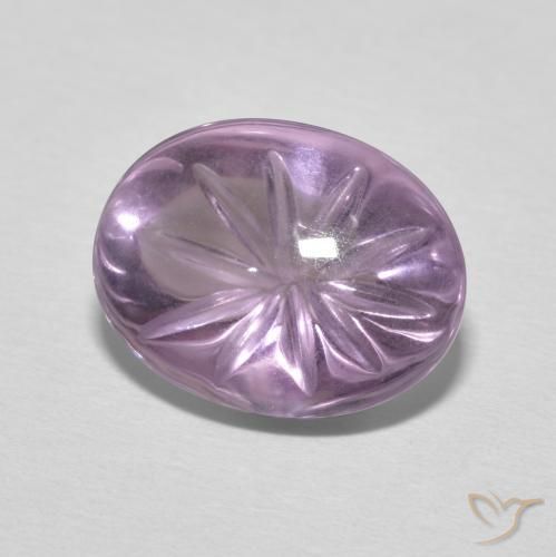 Améthyste Magenta naturelle ovale, 4.84 ct, Transparent