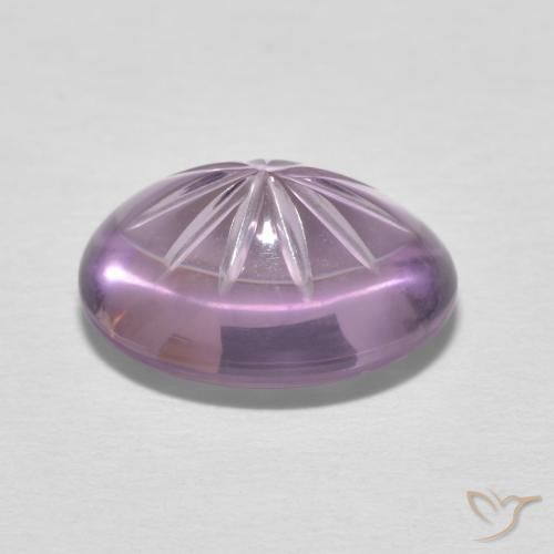 Améthyste Magenta naturelle ovale, 4.84 ct, Transparent