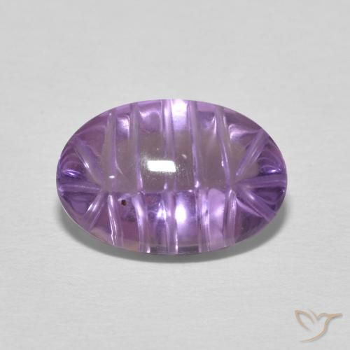 3.59ct Naturel Violet violacé Améthyste, ovale, Transparent