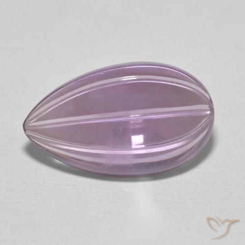 6.08ct Naturel Violet Sangria Améthyste, En forme de poire, Transparent