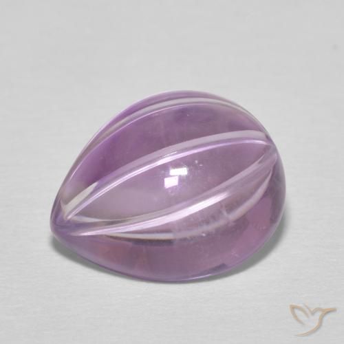 6.08ct Naturel Violet Sangria Améthyste, En forme de poire, Transparent
