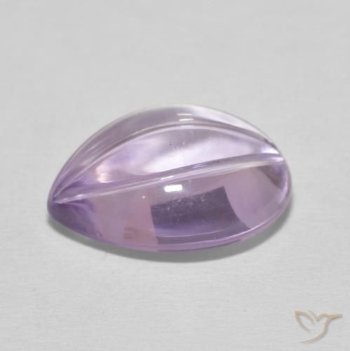 Améthyste Magenta léger naturelle En forme de poire, 6.20 ct, Transparent