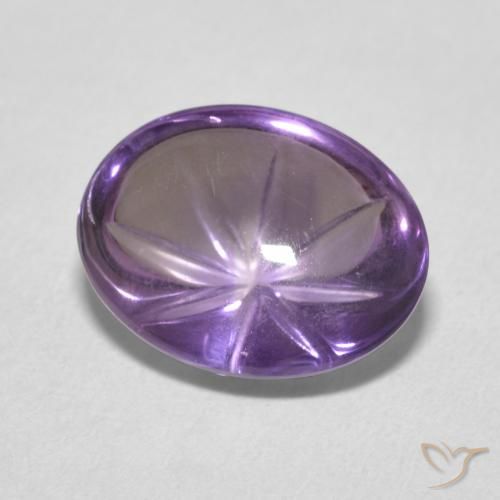 3.60ct Naturel Violet foncé Améthyste, ovale, Transparent