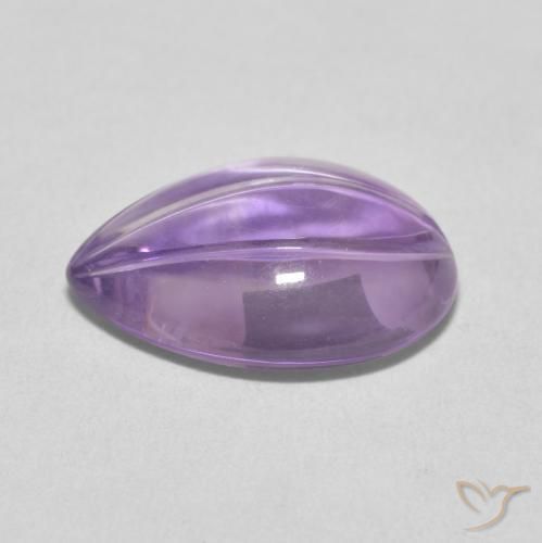 Améthyste Violet Rosâtre naturelle En forme de poire, 6.20 ct, Transparent
