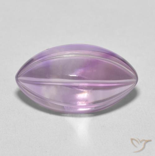 7.31ct Naturel Violet moyen Améthyste, Marquise, Transparent