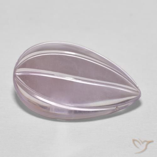 Améthyste Violet Rosâtre naturelle En forme de poire, 8.46 ct, Transparent