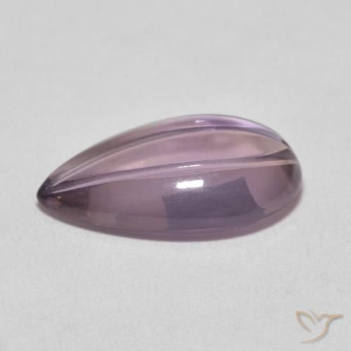 Améthyste Violet clair naturelle En forme de poire, 5.33 ct, Transparent
