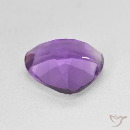 Améthyste Violet moyen naturelle Trillion, 2.85 ct, VVS-VS