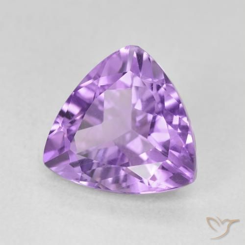 Améthyste Violet foncé naturelle Trillion, 2.85 ct, VVS-VS