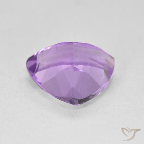 Améthyste Violet foncé naturelle Trillion, 2.85 ct, VVS-VS