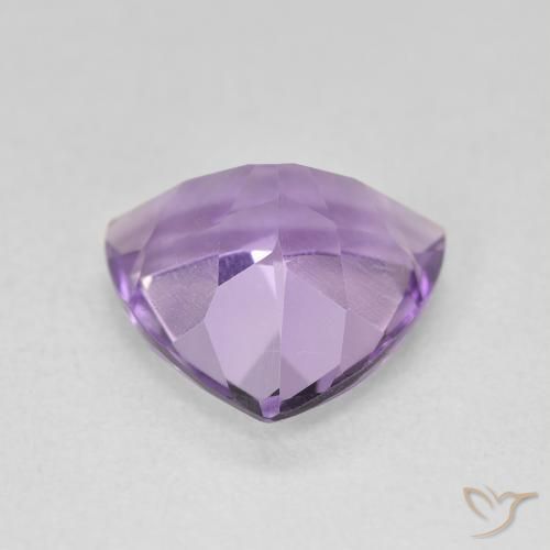 Améthyste Violet Iris naturelle Trillion, 2.87 ct, VVS-VS
