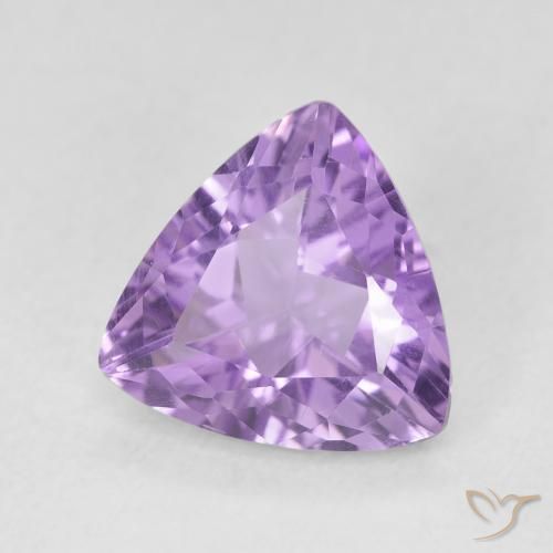 Améthyste Violet Iris naturelle Trillion, 2.69 ct, VVS-VS