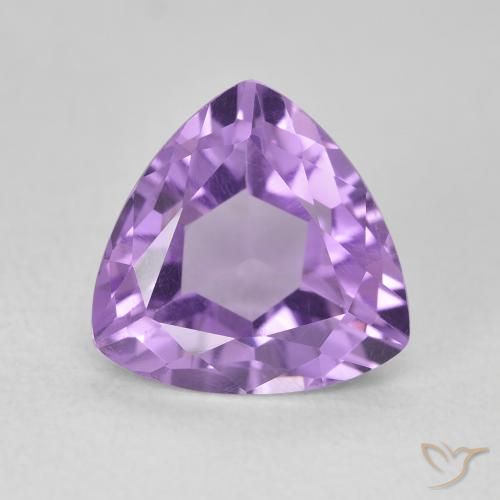 3.06ct Naturel Violet moyen Améthyste, Trillion, VVS-VS