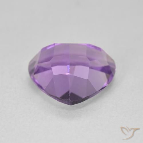 Améthyste Violet moyen naturelle Trillion, 3.06 ct, VVS-VS