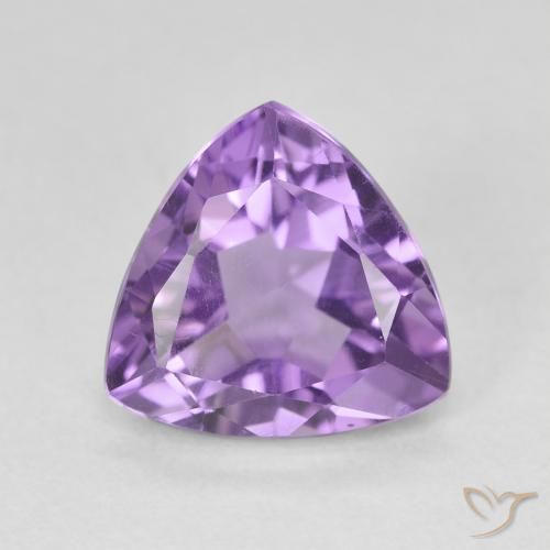 3.00ct Naturel Violet moyen Améthyste, Trillion, VS