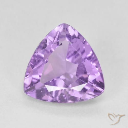 2.80ct Naturel Violet moyen Améthyste, Trillion, VS