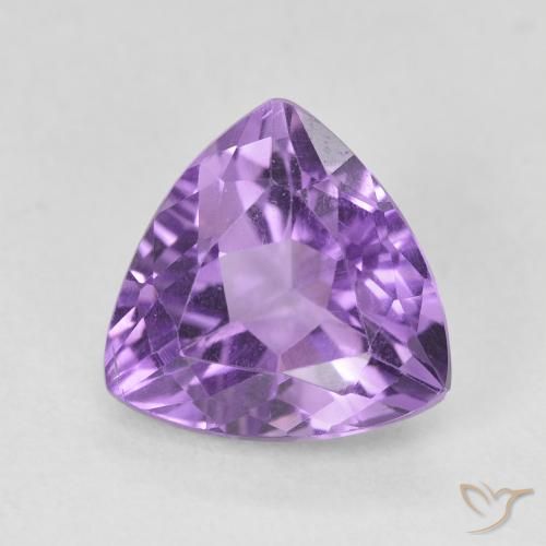 2.93ct Naturel Violet moyen Améthyste, Trillion, VS