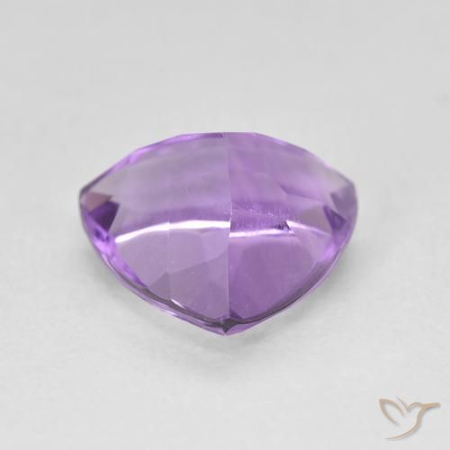 Améthyste Violet moyen naturelle Trillion, 2.93 ct, VS